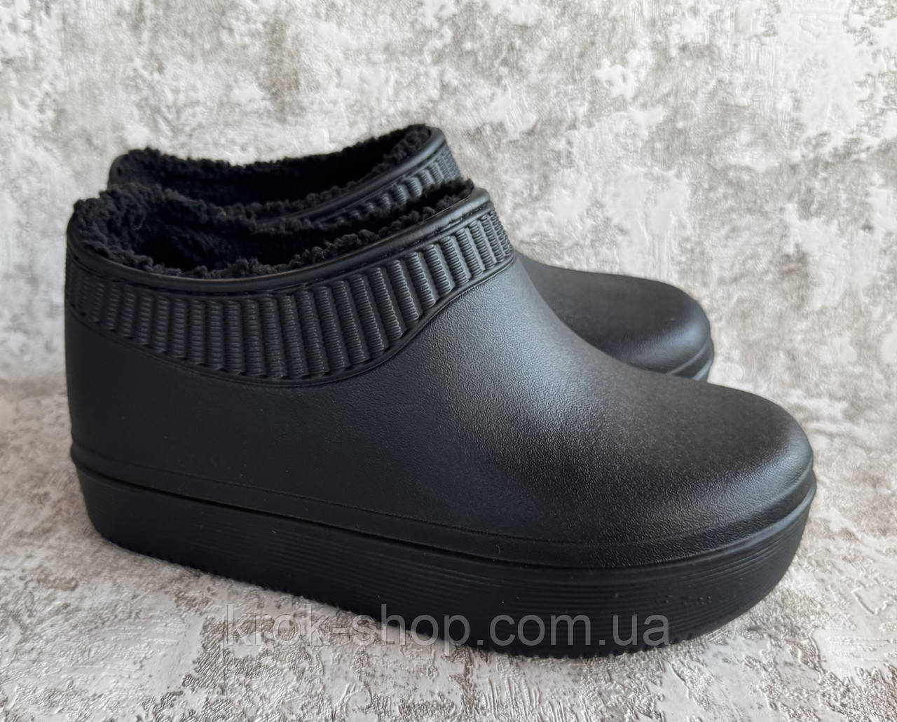 Галоші жіночі на хутрі  Роксол оптом, фото 1