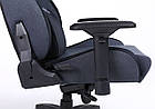 Крісло геймерське VR Racer Textile Halk чорний, фото 10