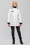 Біла куртка жіноча демісезонна Мартіна в розмірах 46-60, фото 10