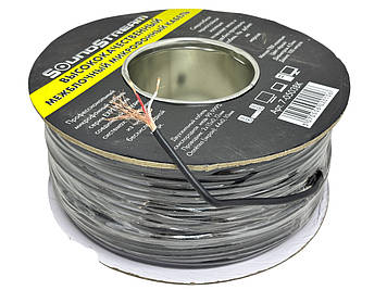 Кабель мікрофонний Sound Star Ø 4 мм(0503), мідний на котушці, 100м