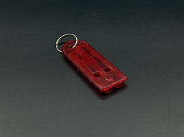 Свисток рятувальний, пластик, помаранчевий. 70х25 мм.