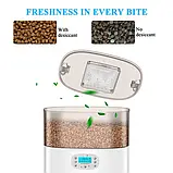 Годівниця для котів та собак автоматична Honeyguaridan S56 WiFi 6л Біла, фото 6