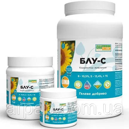 Добриво Гель Блу-С ГроГрін 1 кг | Blue-S Gro Green, фото 1