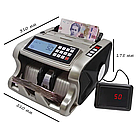 Лічильна машинка банкнот + дисплей, від мережі, 6600 / Машинка для рахунку грошей / Лічильник банкнот, фото 8
