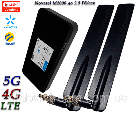 5G/4G WiFi роутер Inseego Novatel M2000 Cat 22 до 2.5 Гб/сек (KS,VD,Life) + антены 10dbi, фото 1