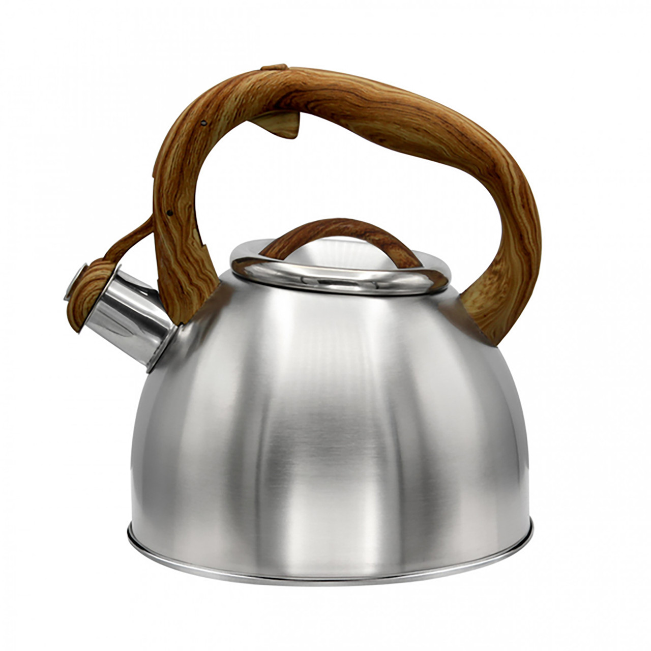 Чайник зі свистком та кришкою 2.5 л з нержавіючої сталі Zauberg ZB-K2.5L