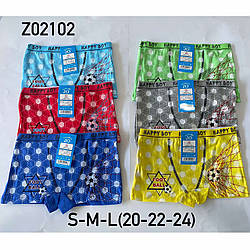 Дитячі боксери "Футбол" для хлопчика Розміри: 3-5, 5-7, 7-9 років (14837)