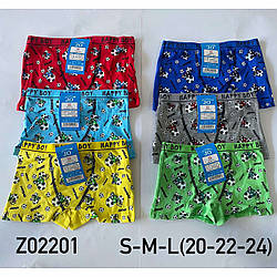 Дитячі боксери "М'ячики" для хлопчика Розміри: 3-5, 5-7, 7-9 років (14839)