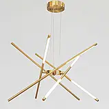 Сучасна підвісна люстра з регулюванням висоти BO5131/10GD, фото 4