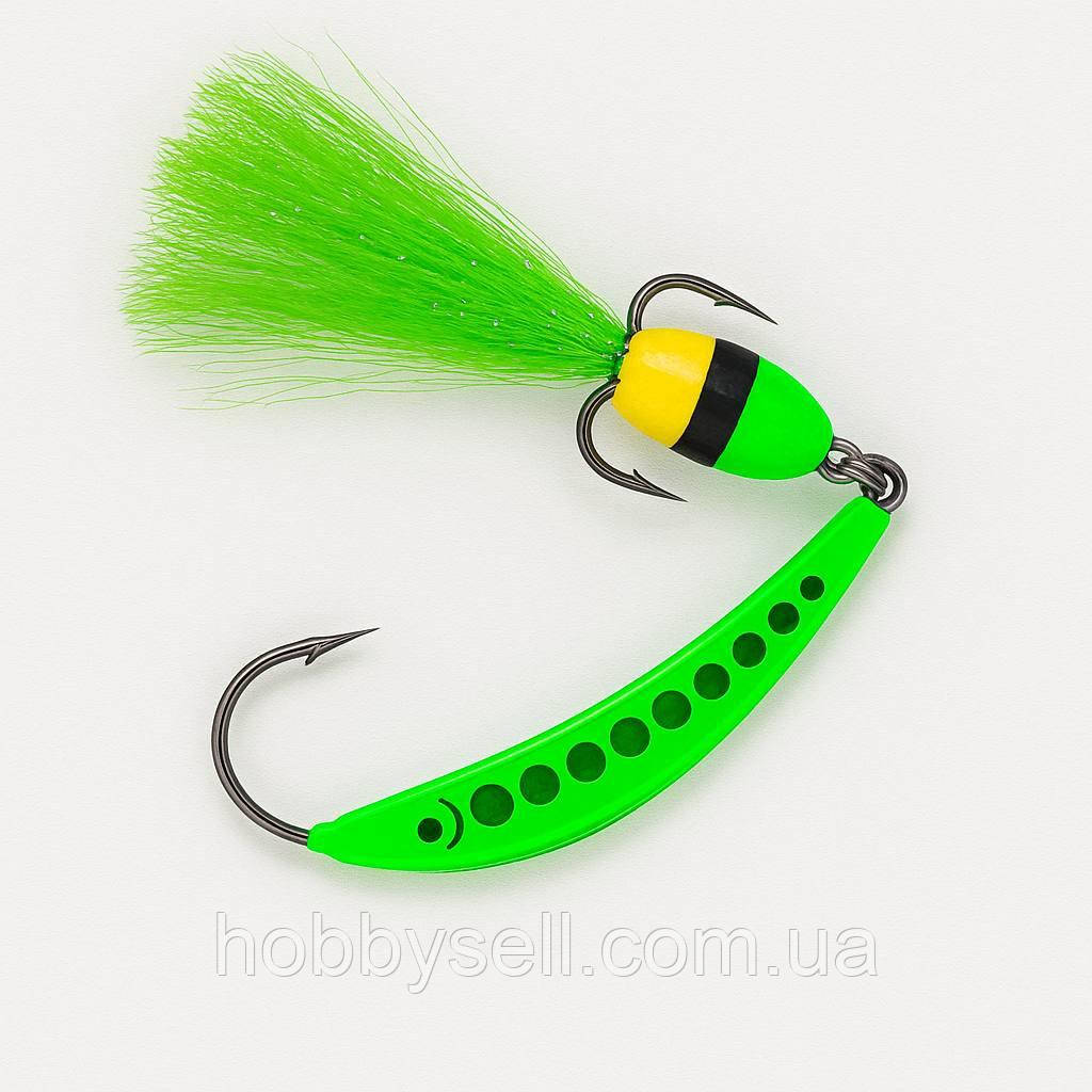 Блешня Лижа 14г (Green) Блешня на судака лижа зелена, фото 1