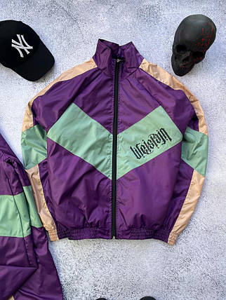 Фіолетовий спортивний костюм з принтом, фото 2