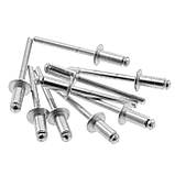 Заклепки алюмінієві витяжні 4 х 10 мм Polax (37-009), фото 2