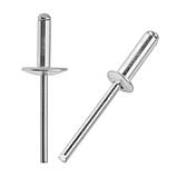 Заклепки алюмінієві витяжні 4 х 10 мм Polax (37-009), фото 3