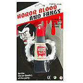 Щелепи Вампіра пластик з кров'ю