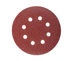 Шліфувальний круг Polax на липучці самозачіпній 125 мм, К600, з отворами (54-224)