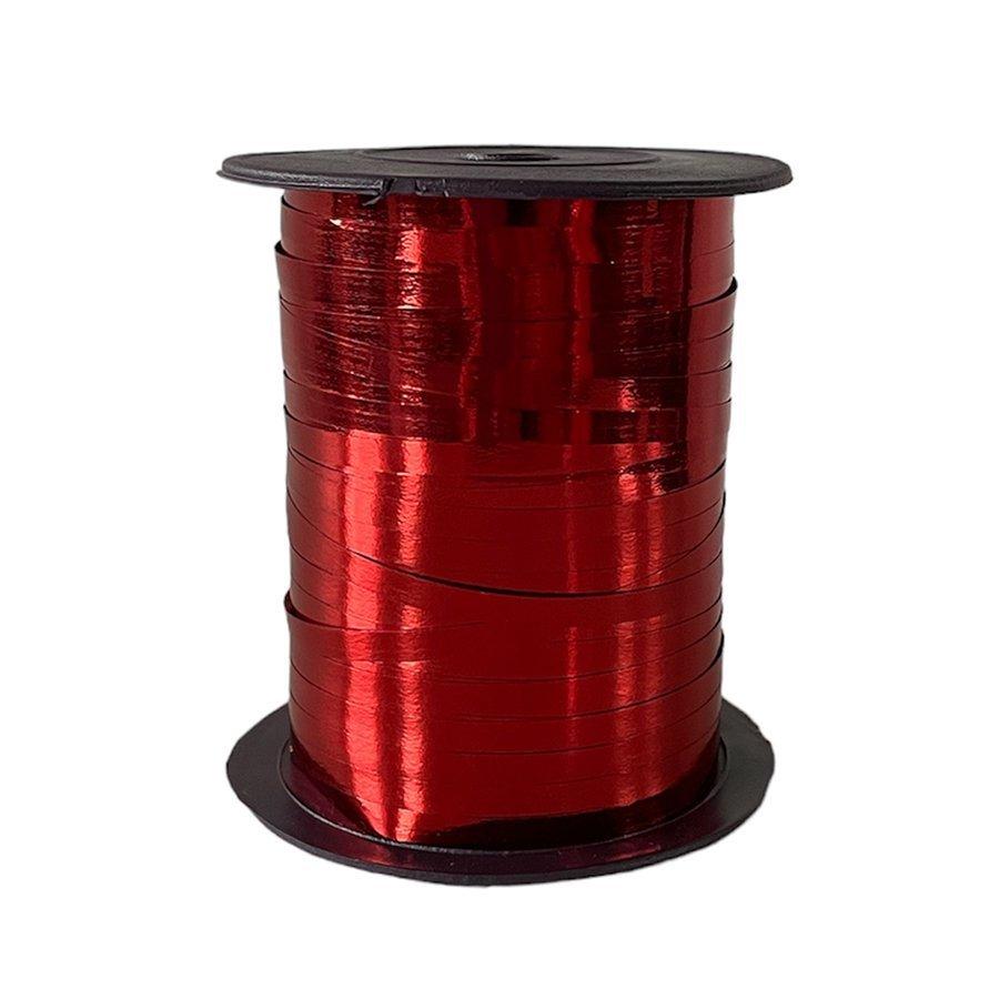 Стрічка метал червона 150 м