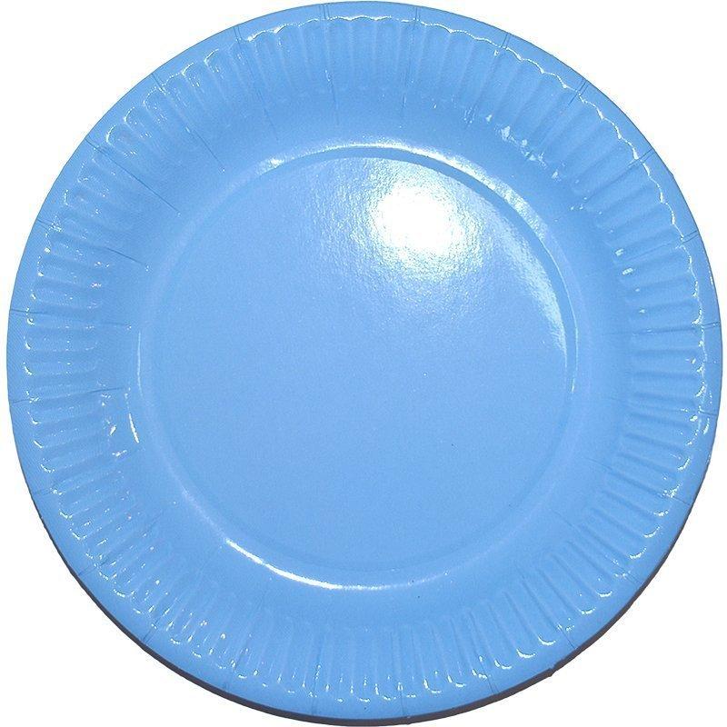 Тарілки святкові блакитні 8 од