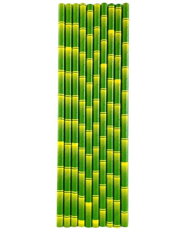Соломинки паперові бамбук 25 од