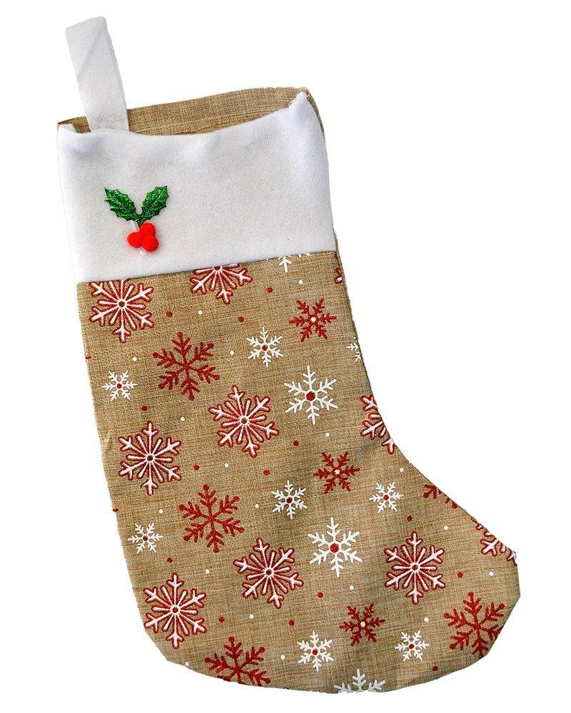 Шкарпетка Сніжинки блиск 40 см