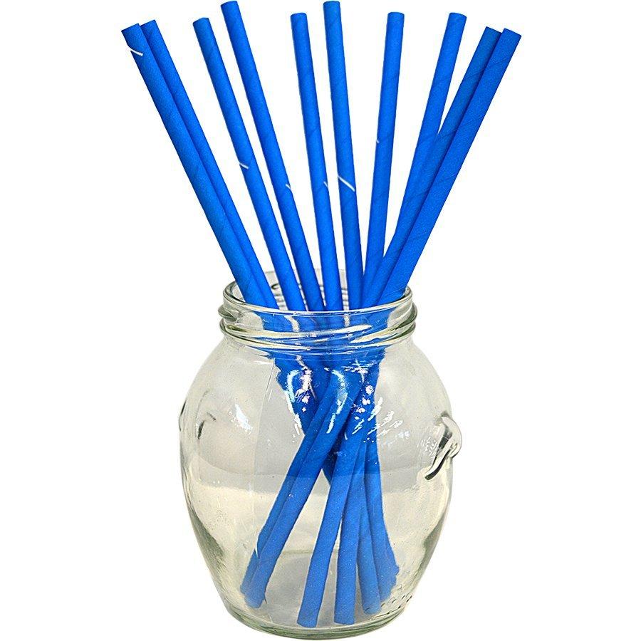Соломинки сині 10 од