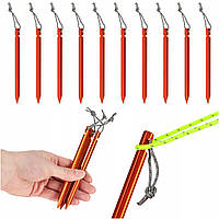 Набір кілочків для намету Mountain Goat алюмінієві 15 см, Y-подібні 10 шт (P-5905973406888)