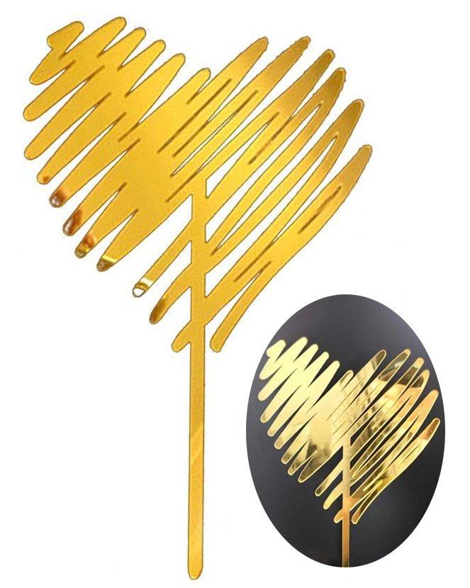 Топпер Серце золоте