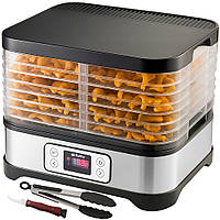 Сушарка для грибів та овочів RUHHY з дисплеєм, набір 5 лотків 400 Вт