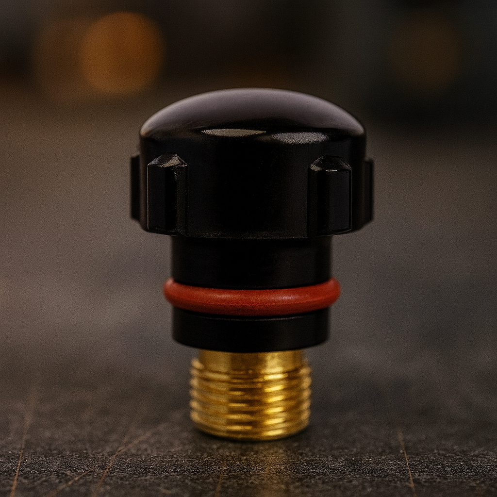 Короткий ковпачок для аргонодугового пальника TIG — маневреність і точність у зварюванні, фото 1