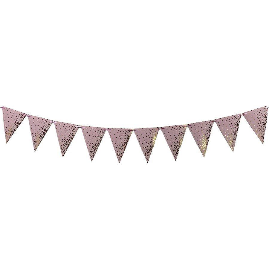 Вимпели золотий горошок (рожеві)