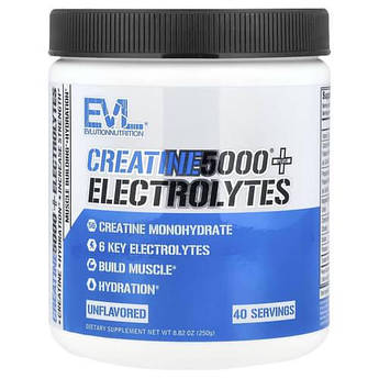EVL Creatine 5000 Plus Electrolytes 250 грам