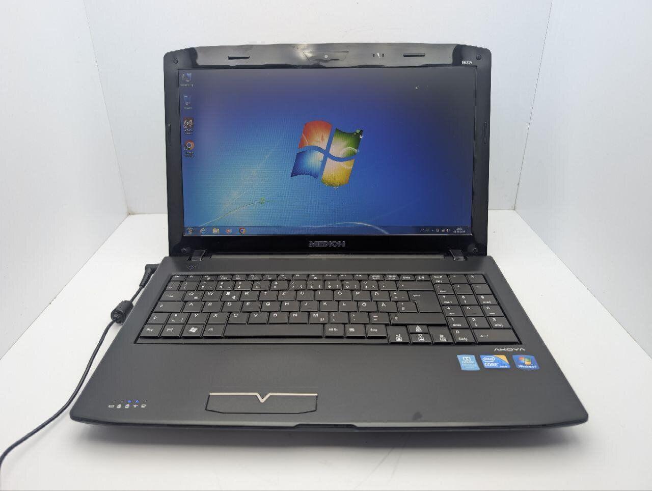 Б/в Ноутбук Medion Akoya E6214 15.6" 1366x768| Core i3-330M| 6 GB RAM| 500 GB HDD| HD| АКБ 0%