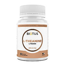 L-теанін, L-Theanine, Biotus, 600 мг, 60 капсул