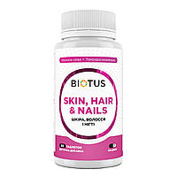 Волосся, шкіра та нігті, Hair, Skin & Nails, Biotus, 60 таблеток