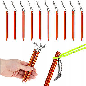 Набір кілочків для намету Mountain Goat алюмінієві 15 см, Y-подібні 10 шт (P-5905973406888)