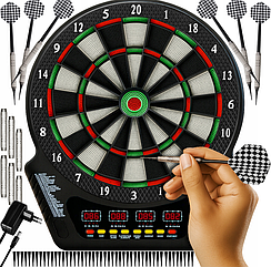 Електронний дартс + 6 дротиків Trizand (Польща)