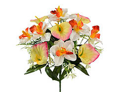 Букет штучних Орхідей та Кали 54см. (г-13; р-5) 942 ТМ КИТАЙ