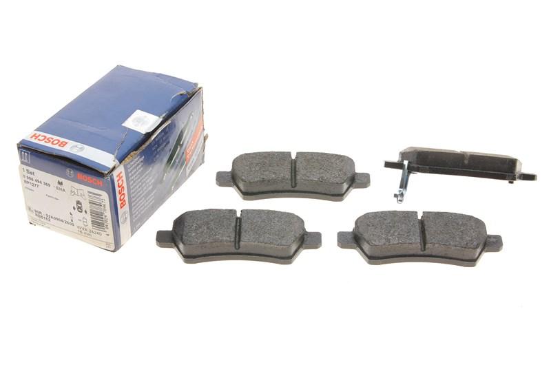Комплект гальмівних колодок, дискове гальмо NISSAN PATHFINDER, BOSCH (0986494369), фото 1