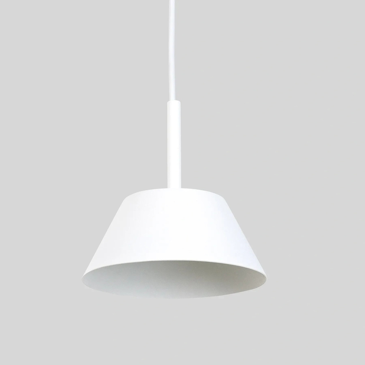 Світильник підвісний металевий під лампу GX53 білий