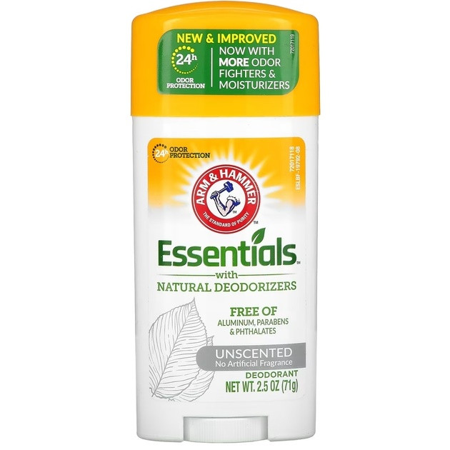 Дезодорант Arm & Hammer Essentials with Natural Deodorizers UNSCENTED (71 g), фото 1