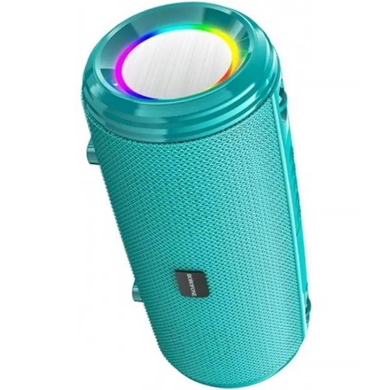 Колонка портативна — акустика бездротова BOROFONE BR13 Young sports BT speaker Peacock Blue, фото 1