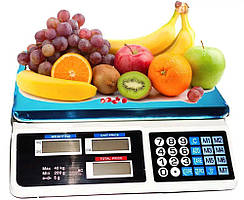 Ваги торговельні до 40 кг мережа/акумулятор