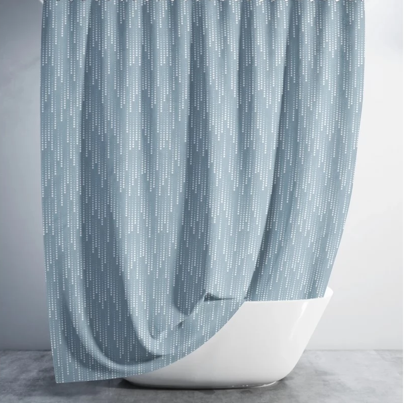 Штора для ванної кімнати Jackline Rain 180×200 см з кільцями