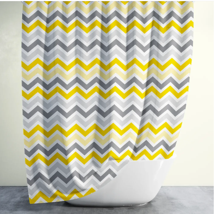 Штора для ванної кімнати Jackline Corner Play 180×200 см з кільцями