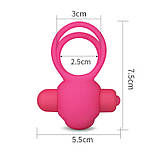 Вібро-насадка на пеніс, ерекційна насадка для члена Lovetoy Power Clit Duo 10 швидкостей, фото 7