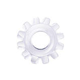 Інтимне кільце, обруч для продовження статевого акту Lovetoy Power Plus Cockring прозоре TPE 0.8-1.6 см, фото 4