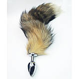 Анальна затичка, корок для ануса MetalFox 8 см, фото 5