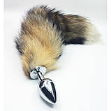 Анальна затичка, корок для ануса MetalFox 8 см, фото 6