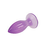 Анальна затичка, корок для ануса Chisa з присоскою, антибактеріальний, фото 5