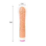 Імітатор пеніса з вібрацією, вагінальне вібро Chisa Basic Pulsator водонепроникний 23 см, фото 7