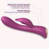 Вібратор для дівчат, член з вібрацією Enchanted Teaser 10 режимів вібрації, фото 5